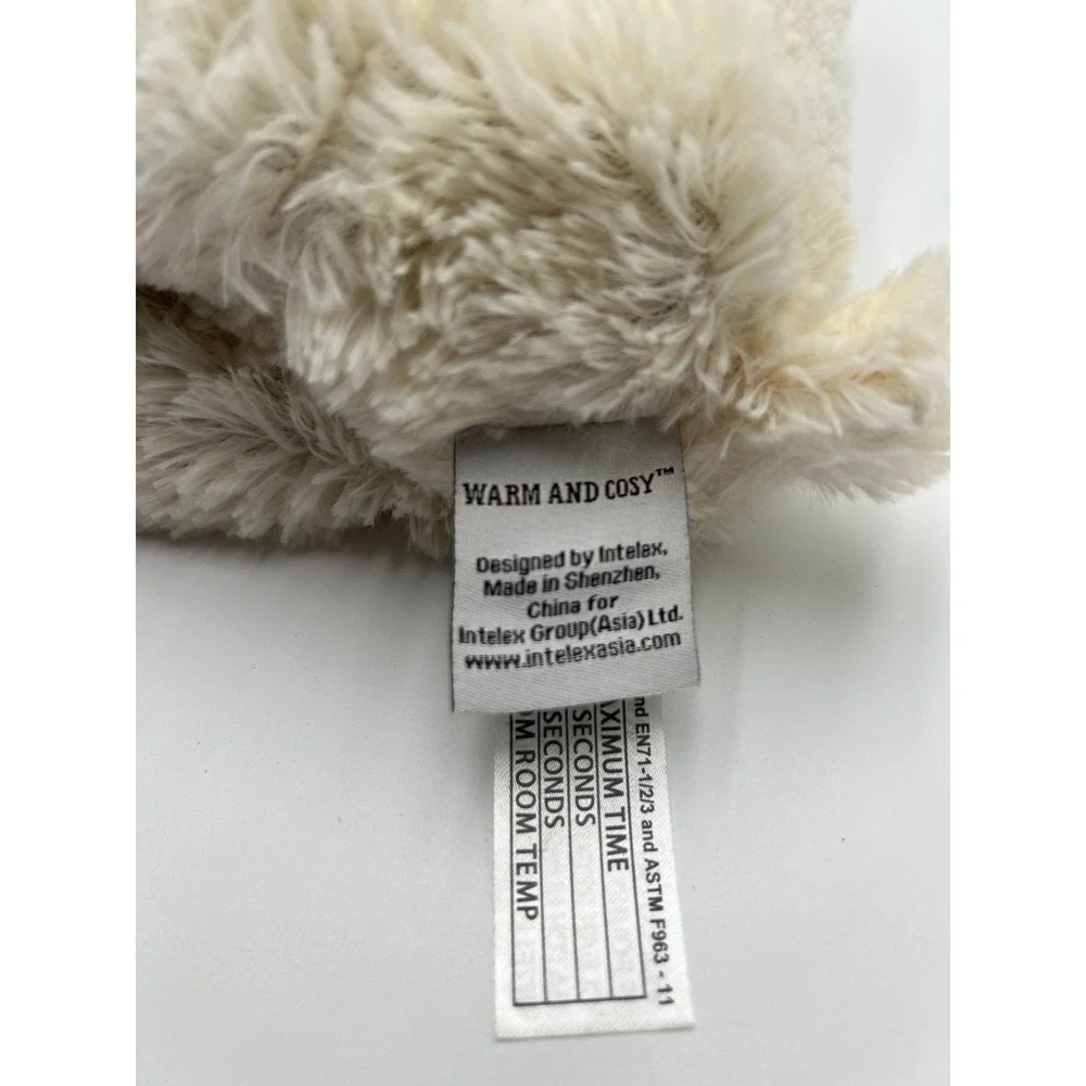 Warmies Microwaveable‎ Plush Puppy Dog Cream Brown Weighted Lavender Scented 10